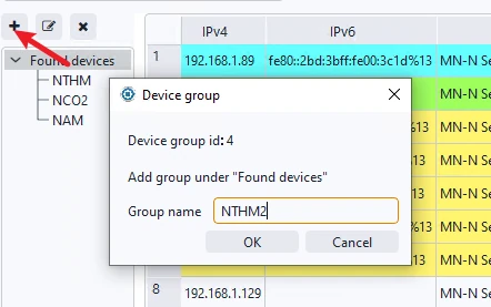 Gestión de grupos de dispositivos