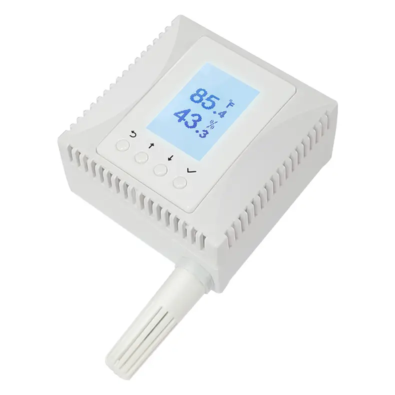 Vista Frontal del Sensor de CO2, Temp y Humedad MN-NCO2TH